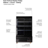 Bromic SVM1000SD-NR - Semi Vertical Display Fridge