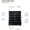 Bromic SVM1250HD-NR - Semi Vertical Display Fridge