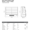 Bromic SVM1875SD-NR - Semi Vertical Display Fridge