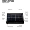 Bromic SVM2500HD-NR - Semi Vertical Display Fridge