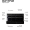 Bromic SVM2500SD-NR - Semi Vertical Display Fridge