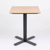 Square 60cm Super Matte Smart Top Complete Table with Piatto Base