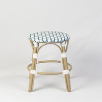 Santorini Parisian Low Round Stool