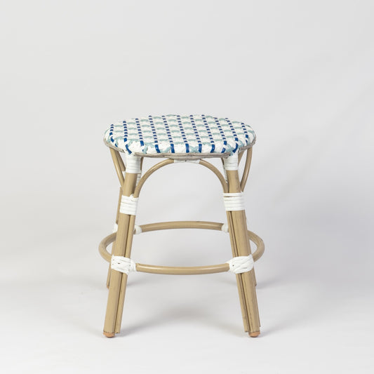 Santorini Parisian Low Round Stool
