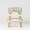 Santorini Parisian Low Round Stool