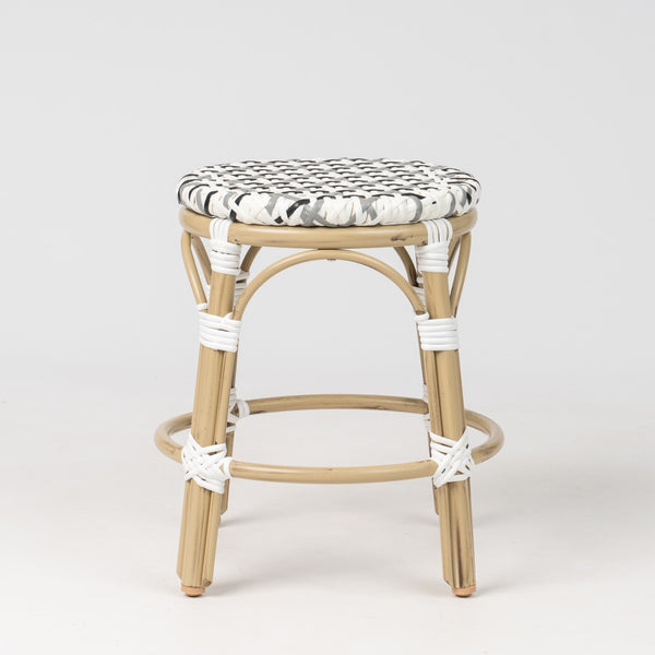 Santorini Parisian Low Round Stool