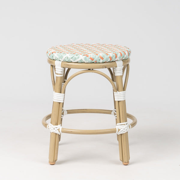 Santorini Parisian Low Round Stool