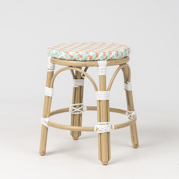 Santorini Parisian Low Round Stool