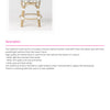 Santorini Parisian Low Round Stool