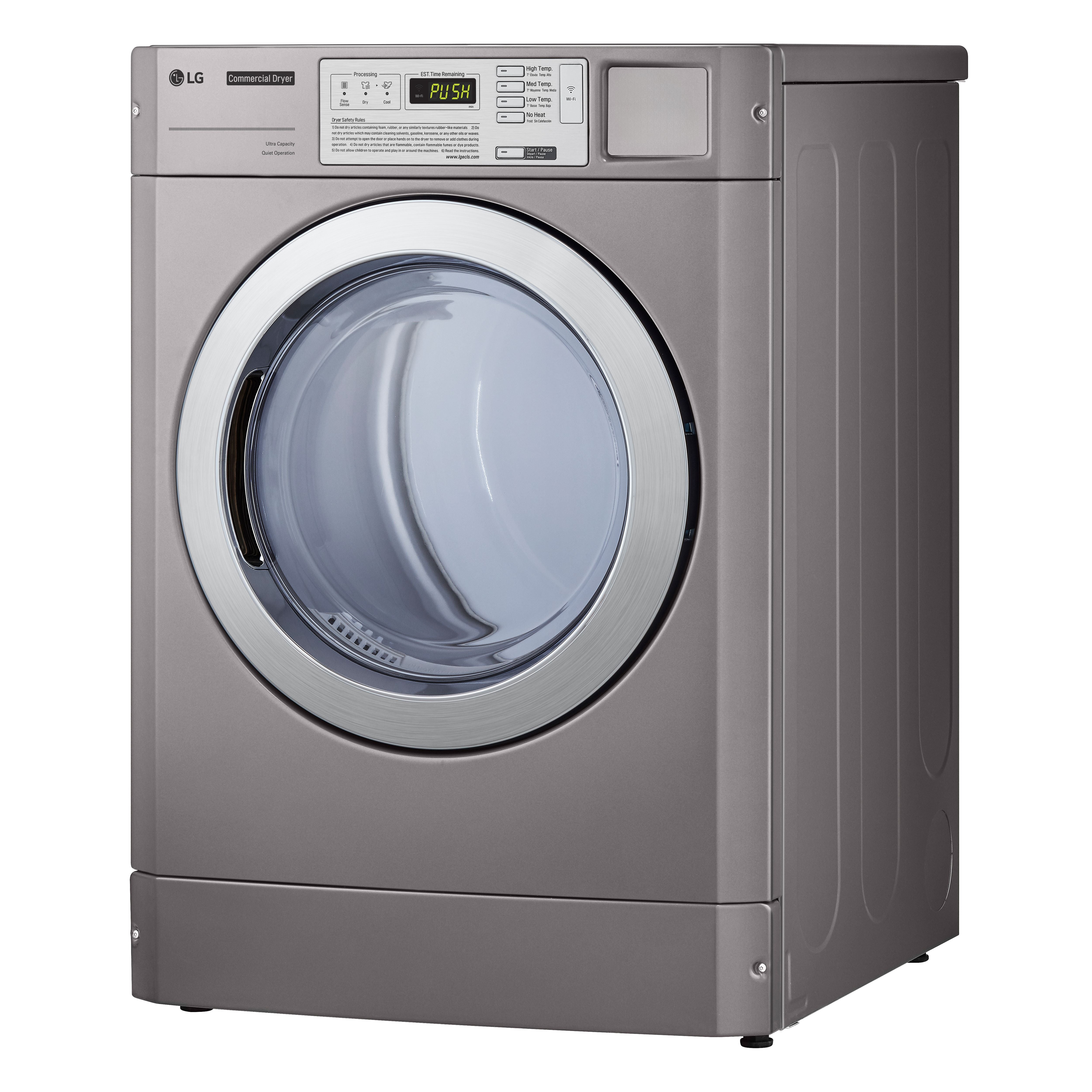 LG Commercial CDT29MUQNS - 15kg Gas Dryer