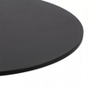 Sintered Stone Table Top with Discus High Bar Black