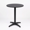 Sintered Stone Table Top with Corsica Deluxe Table Base Black