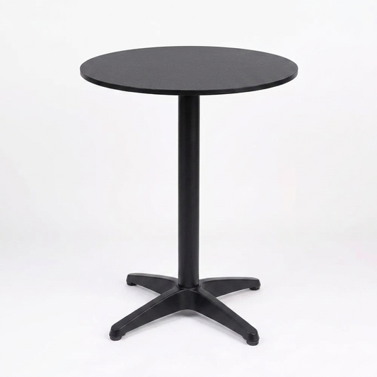 Sintered Stone Table Top with Corsica Deluxe Table Base Black