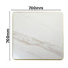 Café Solutions Balthasar White Marble Sintered Stone Tabletop