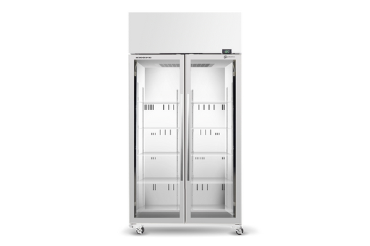 Skope TME1000N-A Double Glass Door Upright Fridge