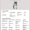 Aus Kitchen Pro A22 - Soft Serve Ice Cream/Acai Machine