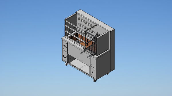 Scheer Proline Super 350 - 1500mm Combination Charcoal Rotisserie & Grill