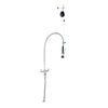 3Monkeez T-3M53500 - Stainless Steel Line Retractor Dual Hob Mount Pre-Rinse