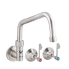 3Monkeez T-3MCW08 - Wall Stops & Elbow with 8" Spout