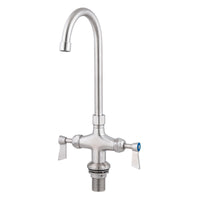 3Monkeez T-3MDHG12 - Dual Bench Mount Body with Gooseneck Swivel 12" Spout