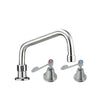 3Monkeez T-3MHS06 - Bench Mount & Basins Stops with 6" Spout