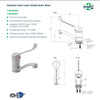 3Monkeez T-3MLB4MIX - Lever Handle Basin Mixer