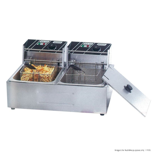 Benchstar TEF-82KW - Double Tank Fryer