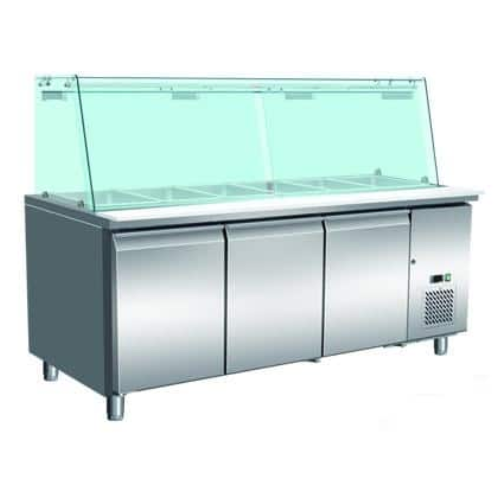 Thermocool THC-3080 3 Door Salad Noodle Bar