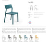 Nardi Trill Outdoor Resin Bistrot Chair With Cushion