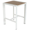 Café Solutions Teak Aluminium & Polywood Bar Table 800 x 800mm