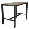 Café Solutions Teak Aluminium & Polywood Bar Table 800 x 1510mm
