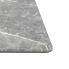 Square 60cm Super Matte Smart Top Complete Table with Piatto Base
