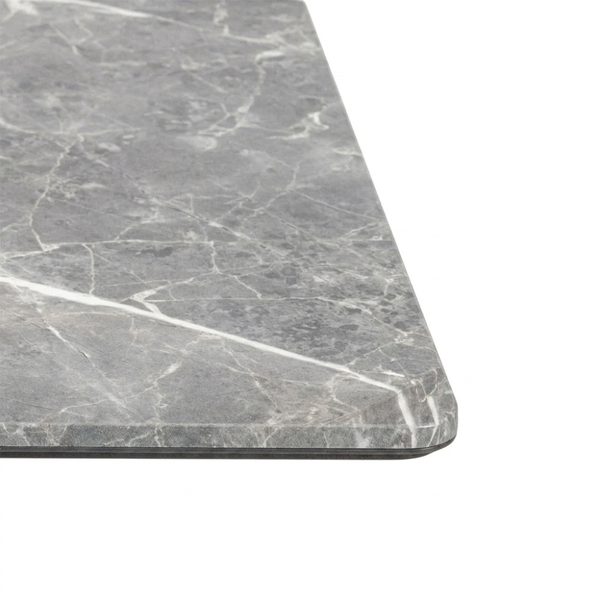 Square 60cm Super Matte Smart Top Complete Table with Piatto Base