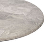 Round 60cm Super Matte Smart Top Complete Table with Piatto Base