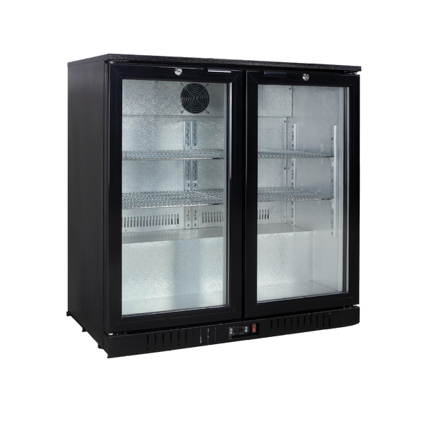 Exquisite UBC210L - Two Door Backbar Display Fridge