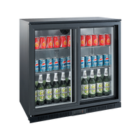 Exquisite UBC210SL - Two Door Backbar Display Fridge