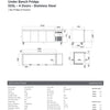 Bromic UBC2230SD-NR - Under Bench Fridge