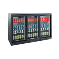 Exquisite UBC330SL - Three Door Backbar Display Fridge