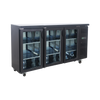 Exquisite UBC570 - Three Glass Door Underbench Fridge