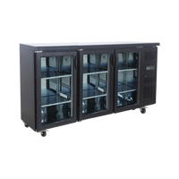 Exquisite UBC570 - Three Glass Door Underbench Fridge