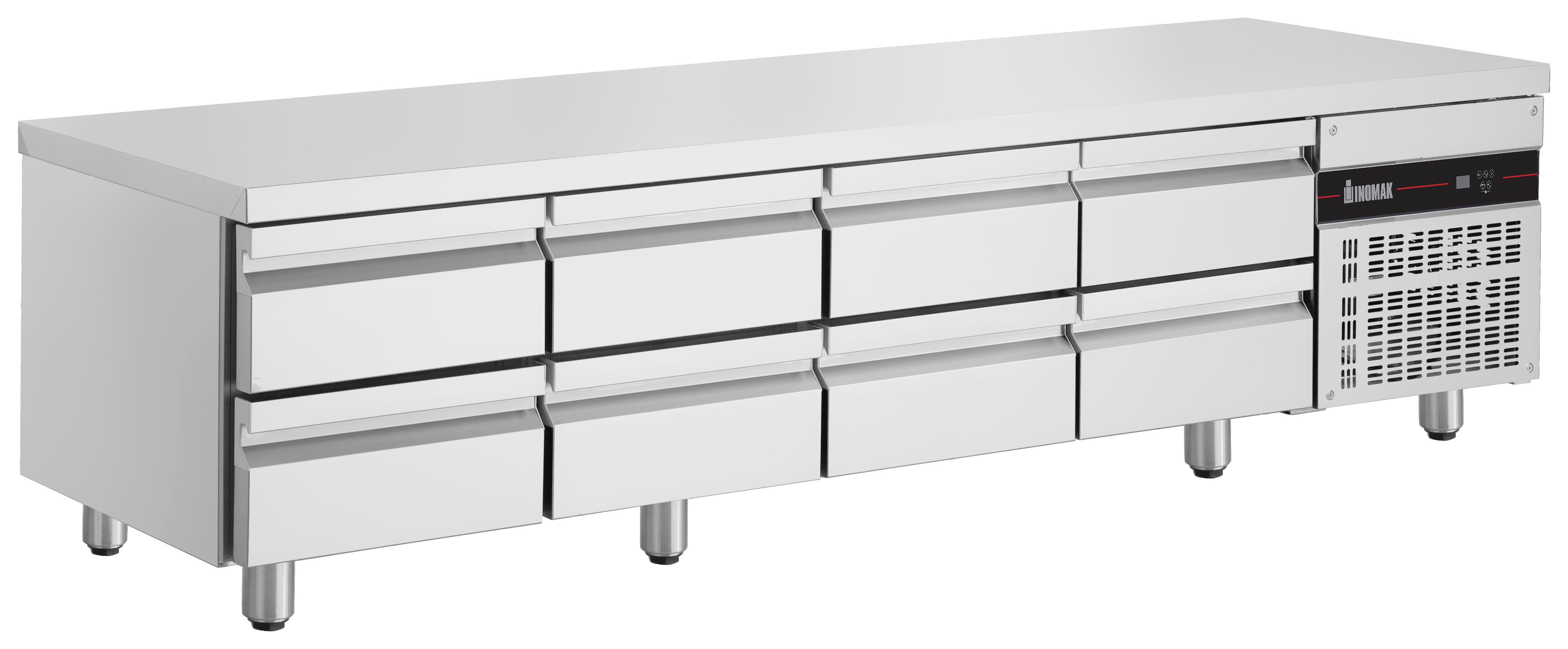 Inomak UBI72240LB - Low Boy Underbench Fridge