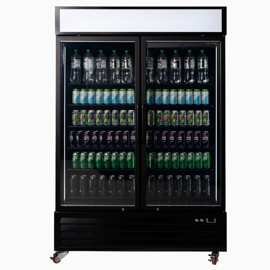 Bromic UC1250GDL-NR - Upright Display Fridge