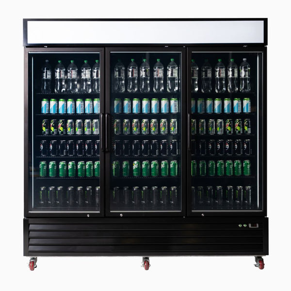 Bromic UC1980GDL-NR - Upright Display Fridge