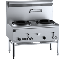 B+S Black UFWWD-2 - Waterless Wok Table