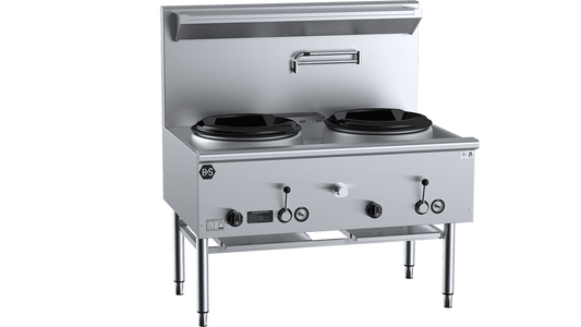 B+S Black UFWWD-2 - Waterless Wok Table