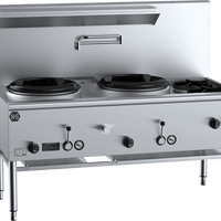 B+S Black UFWWD-2SB2 - Waterless Wok Table