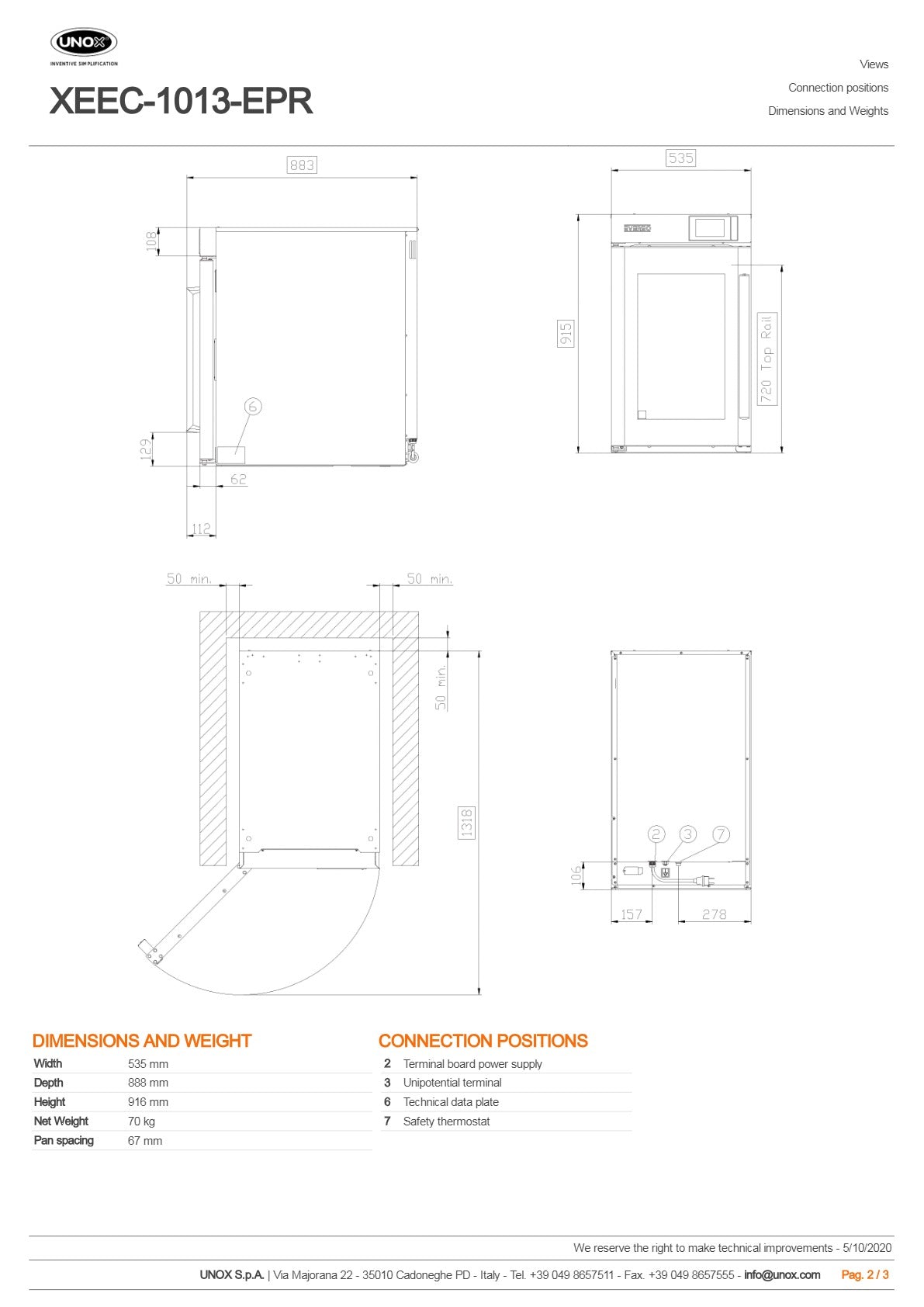 Unox EVEREO XEEC-1013-EPR - Food Preserver