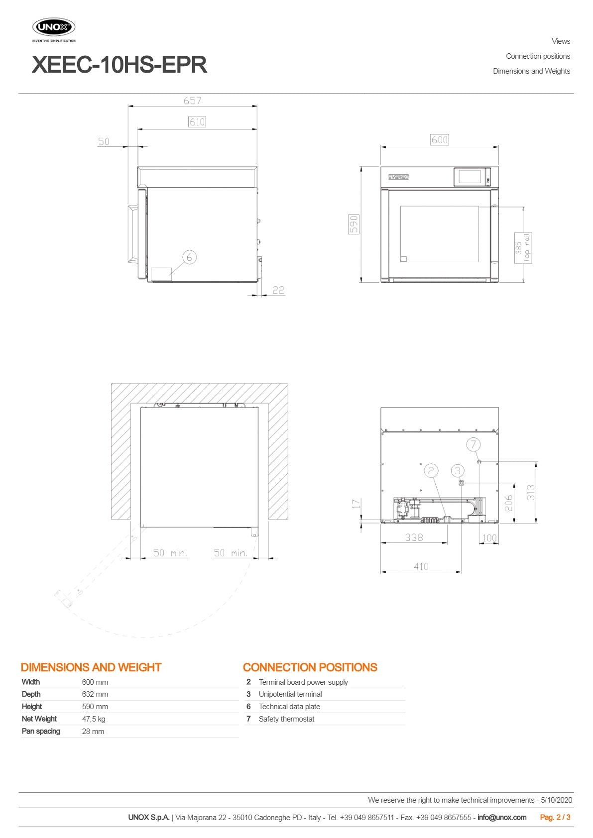 Unox EVEREO XEEC-10HS-EPR - Food Preserver
