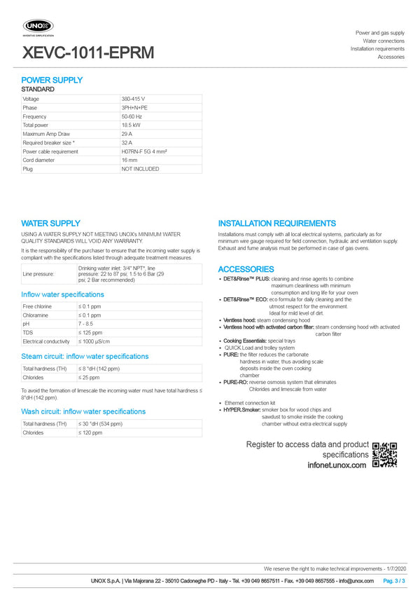 Unox Cheftop XEVC-1011-EPRM - Combi Oven