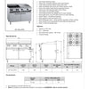 B+S Verro VBT-SB4-GRP6 - Cabinet Mounted Combination Cook Top